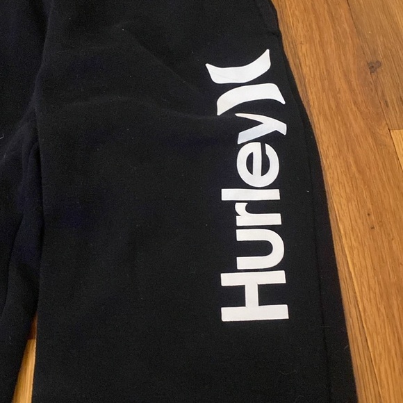 Hurley Boys Black Joggers Size L - Picture 3 of 6